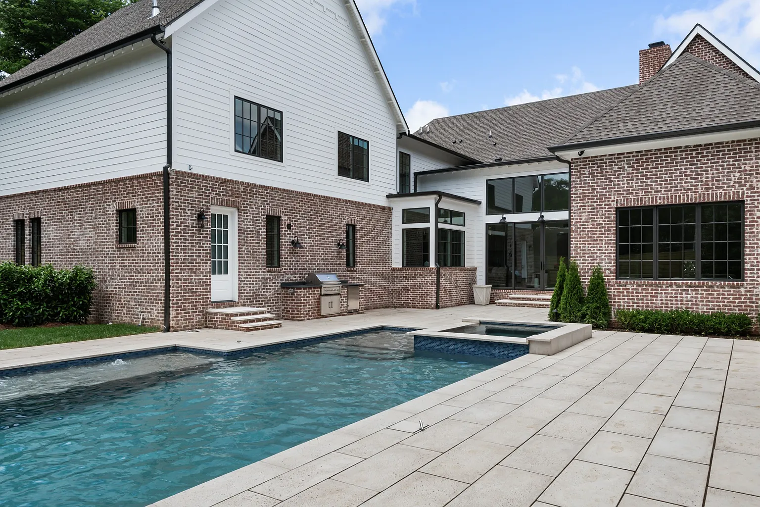 Luxury pool — sweeping exterior view